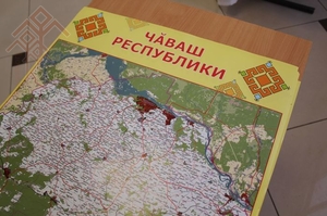 Chuvash Map of Chuvash Republic